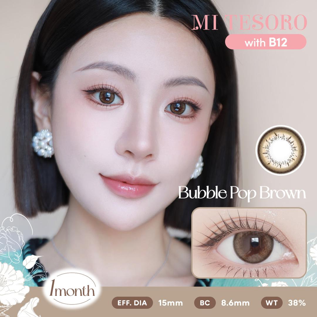 Bubble Pop Brown-Mi Tesoro Monthly Color Con 2pcs