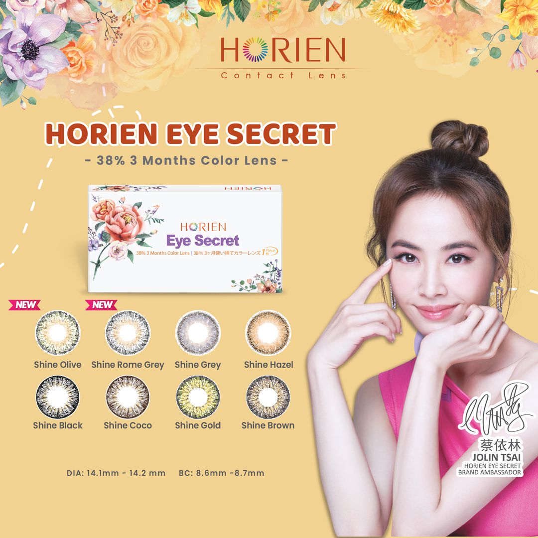 Shine Hazel-Eye Secret 38% 3 Month Color Lens 2pcs