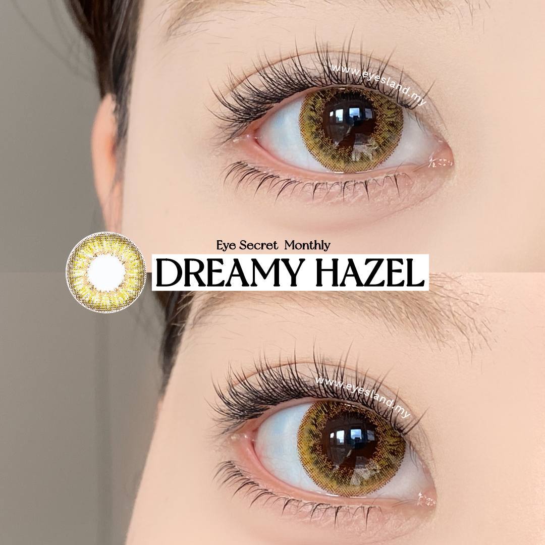 Dreamy Hazel-Eye Secret 38% Monthly Color Lens 2pcs