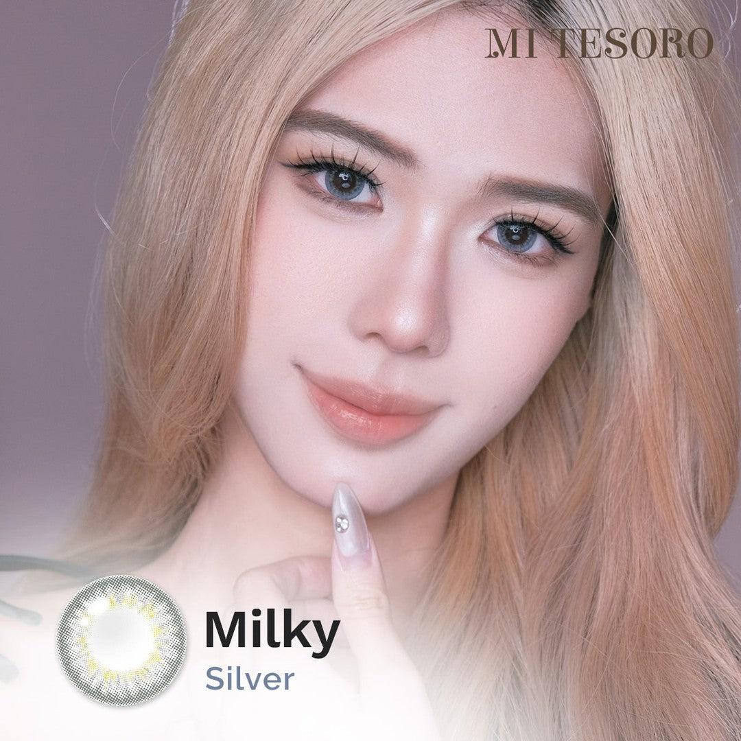 Milky Silver-Mi Tesoro Monthly Color Con 2pcs