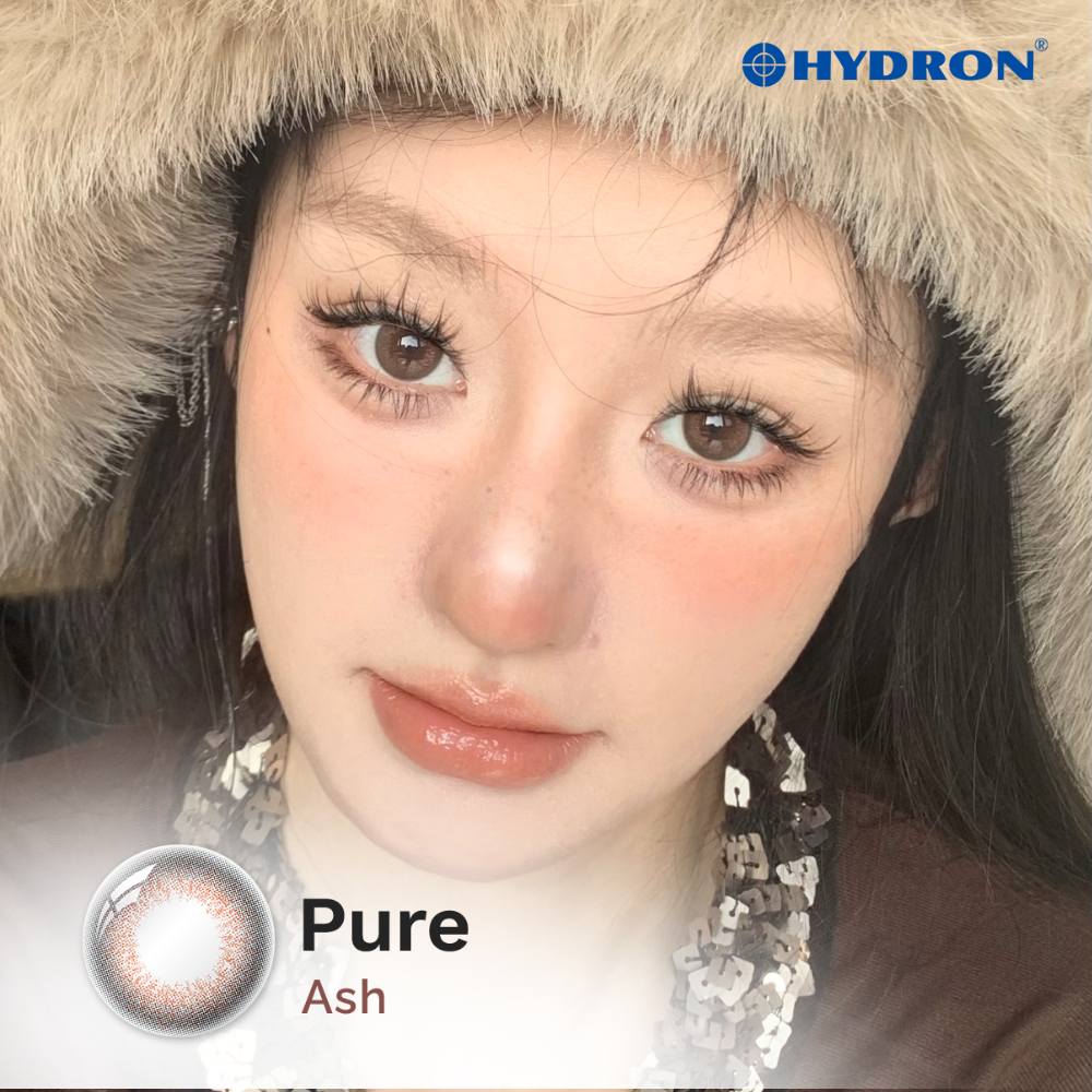 Pure Ash-Pure Plus Silicone Hydrogel 1 Day Color Contact Lens 10pcs