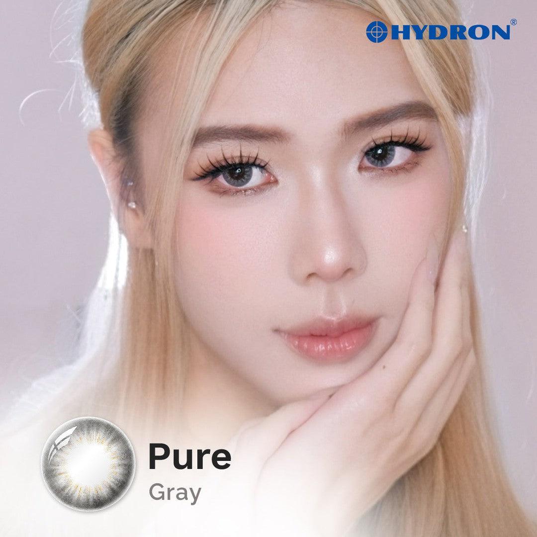 Pure Grey-Pure Plus Silicone Hydrogel 1 Day Color Contact Lens 10pcs