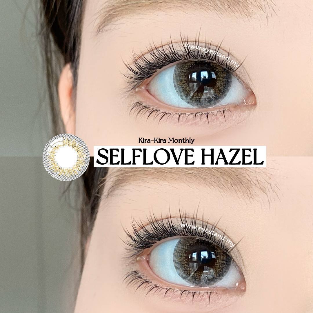 Selflove Hazel-Kira-Kira Monthly Color Lens 2pcs