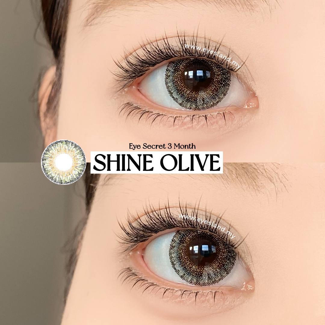 Shine Olive-Eye Secret 38% 3 Month Color Lens 2pcs