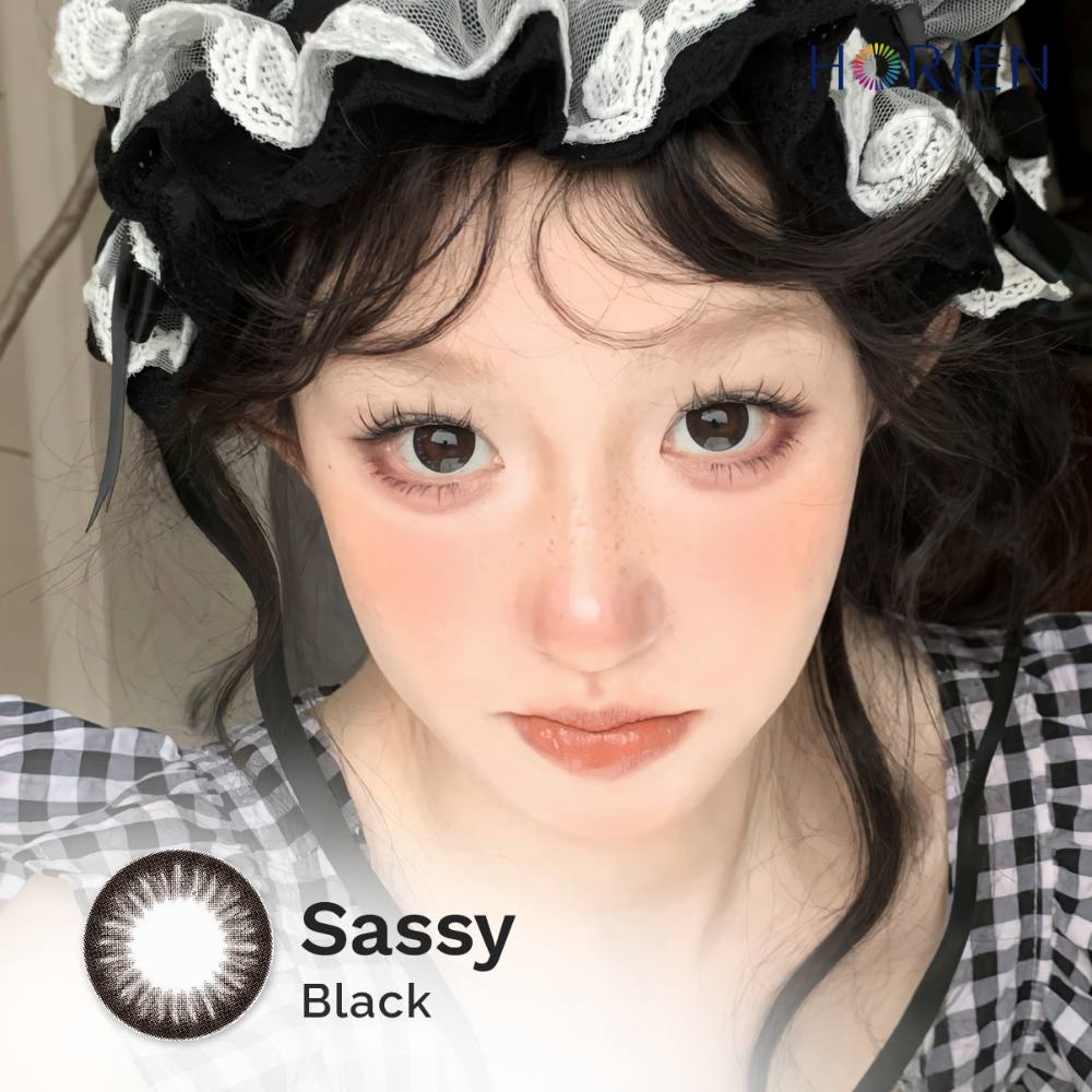 Sassy Black-Eye Secret 38% Monthly Color Lens 2pcs