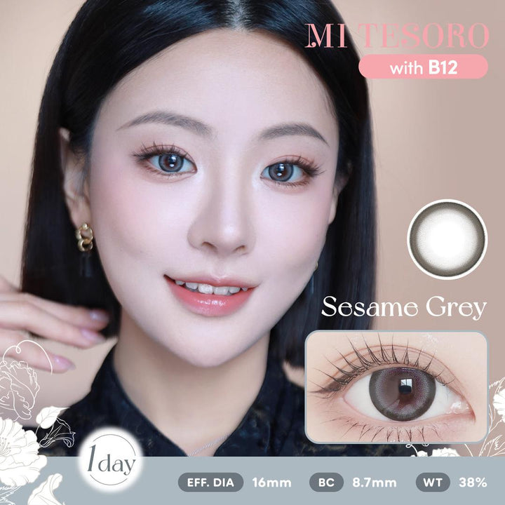 Sesame Grey-Mi Tesoro 1 Day Color Con 10pcs