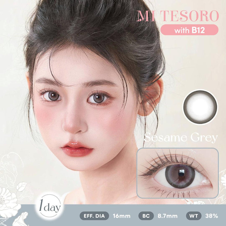 Sesame Grey-Mi Tesoro 1 Day Color Con 10pcs