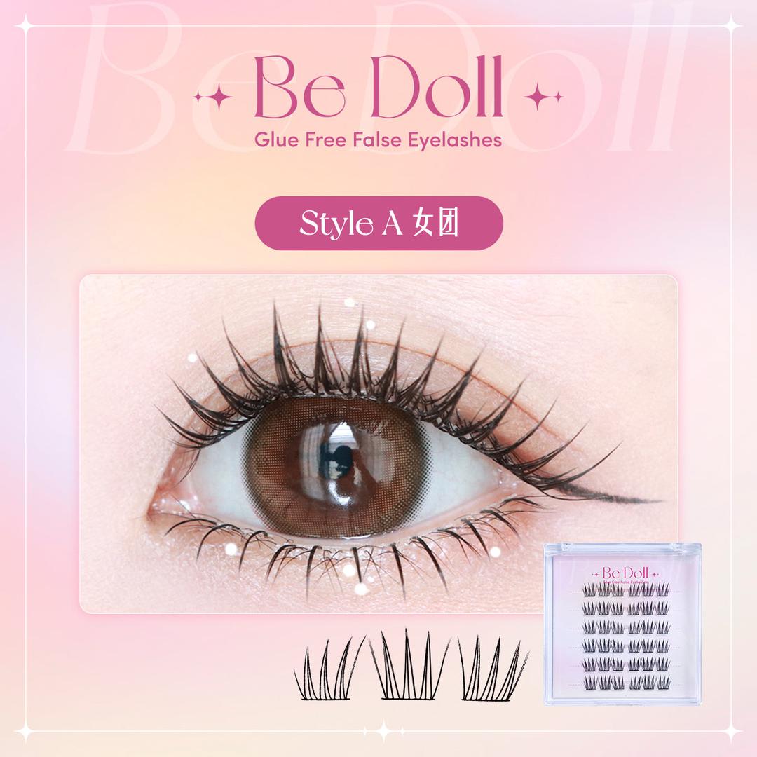 Be Doll Glue free False Eyelashes -Style A