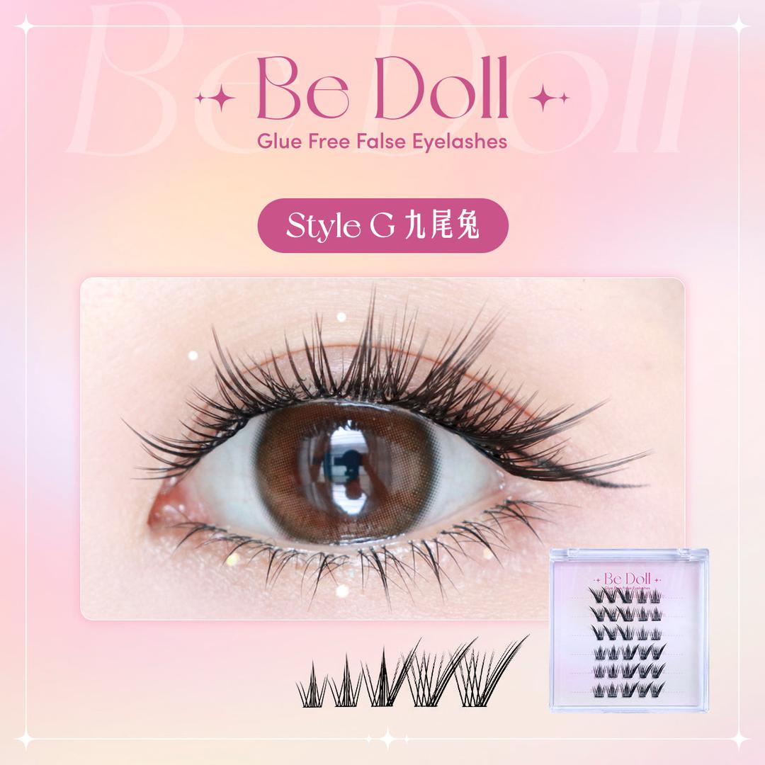 Be Doll Glue free False Eyelashes -Style G