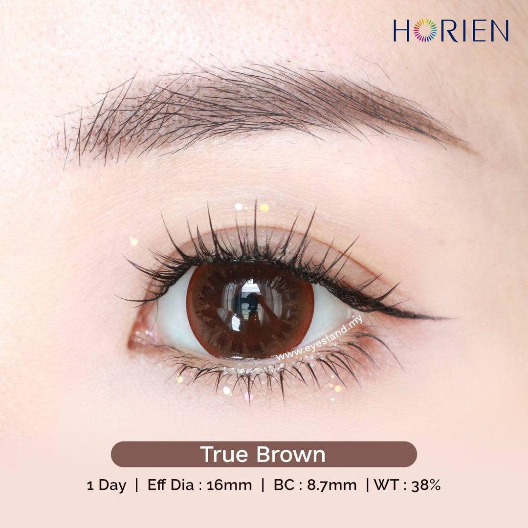 True Brown-Eye Secret 38% 1 Day Color Lenses 10pcs