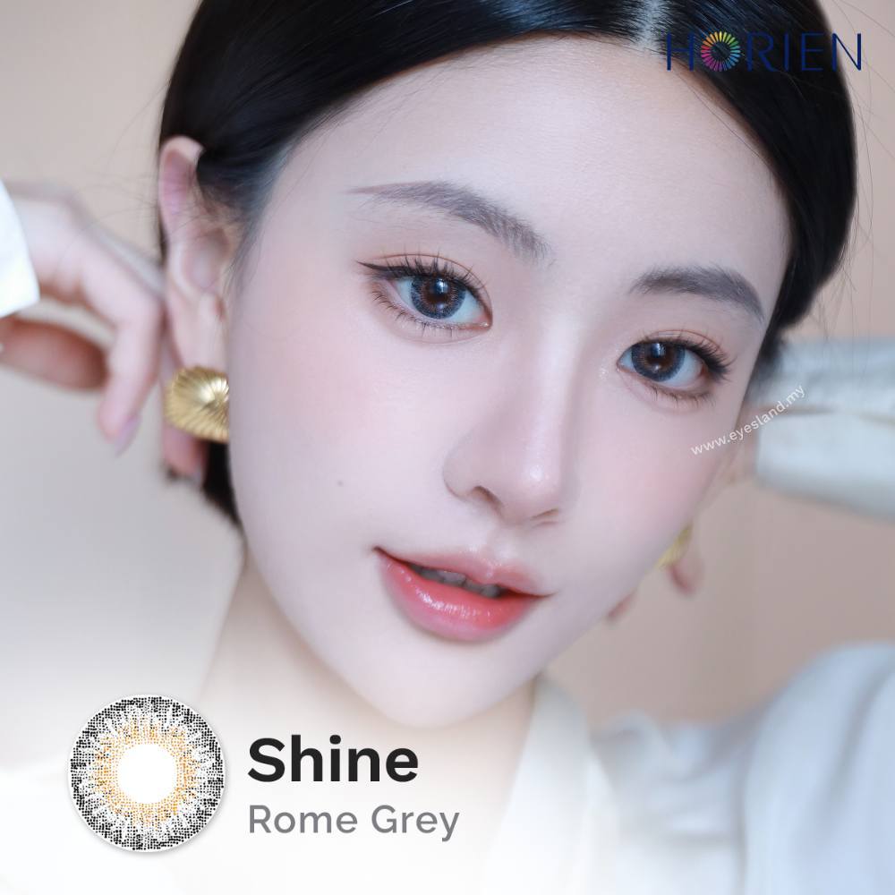 Shine Rome Grey-Eye Secret 38% 3 Month Color Lens 2pcs