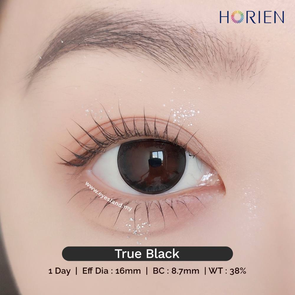 True Black-Eye Secret 38% 1 Day Color Lenses 10pcs